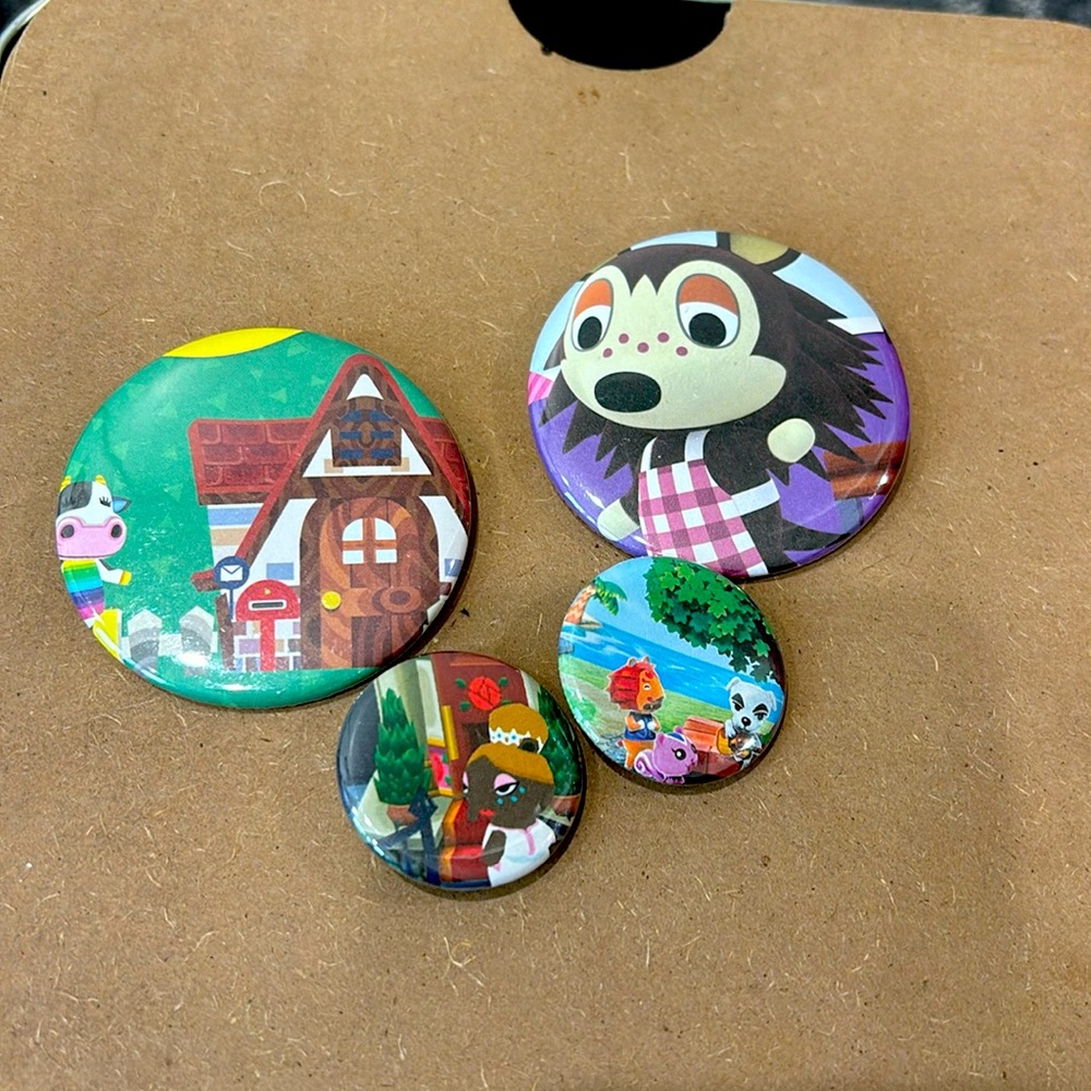 Animal Crossing Pin Set (4)